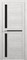 Межкомнатная дверь Profil 19GM Дуб Серый LACOBEL Черный - фото 59929