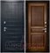 Входная дверь Hoff Security Acoustic Rw 50dB Черный жемчуг / Дуб Винтаж 3 филенки - фото 63043