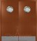 Двустворчатая пластиковая композитная дверь CL Verso Special Темный Анегри - фото 63381