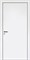 Межкомнатная дверь Profil 1VN ABS Белый матовый Black Edition - фото 83347