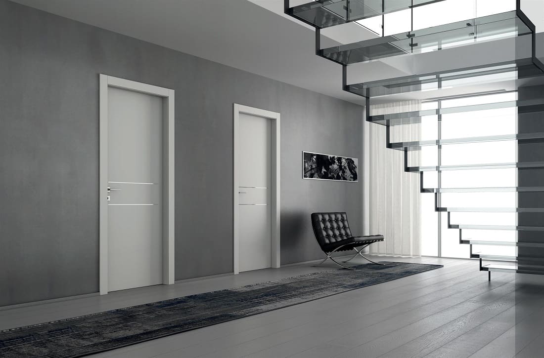 Современные межкомнатные двери в интерьере